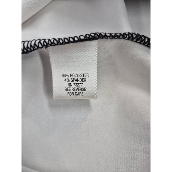 Apt 9 Polyester Spandex Dress Black/Gray/ White Sz 14 Body Con - Picture 6 of 6